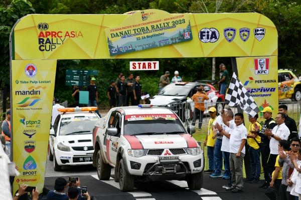 Buka APRC Asia Rally Cup 2023, Pj Gubernur Sumut Hassanudin Komitmen Dukung WRC Hadir di Danau Toba
